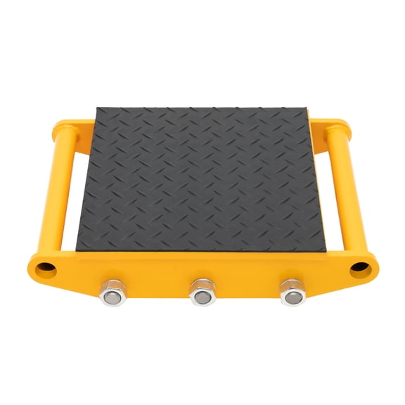 15T 33000lbs Yellow Heavy Machine Dolly Skate Machinery Roller Mover Cargo Trolley