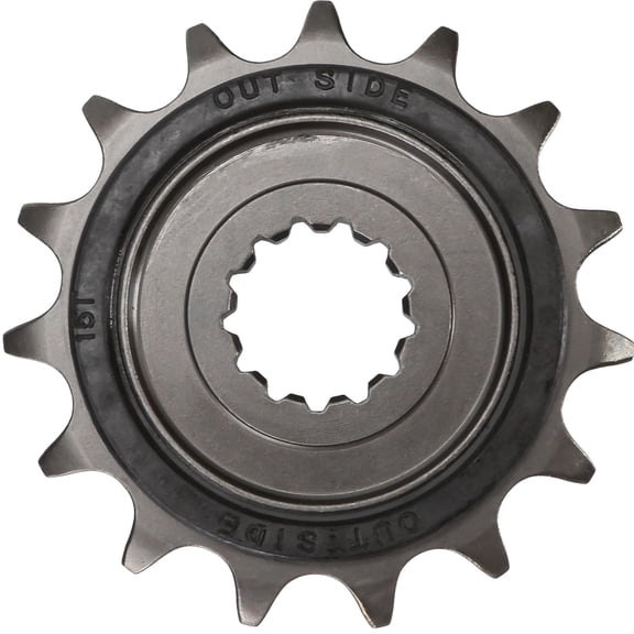15T 450MT Motorcycle Front Sprocket  Silent Durable Rubber Tooth Fly Wheel Pinion Cushioned Countershaft Chain Wheel Alloy Rear Drive Fit for CFMOTO 450MT CF650 TR650G 650NK/MT