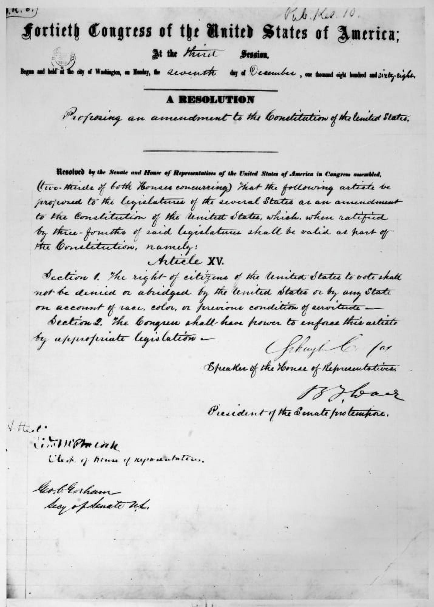 15th-amendment-1868-nthe-congressional-resolution-proposing-the