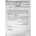 thumbnail image 1 of 15Th Amendment, 1868. /Nthe Congressional Resolution Proposing The Fifteenth Amendment To The Constitution, 7 December 1868. Poster Print by  (18 x 24), 1 of 1
