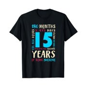 15Th Birthday For 15 Year Old Boys Girls T-Shirt