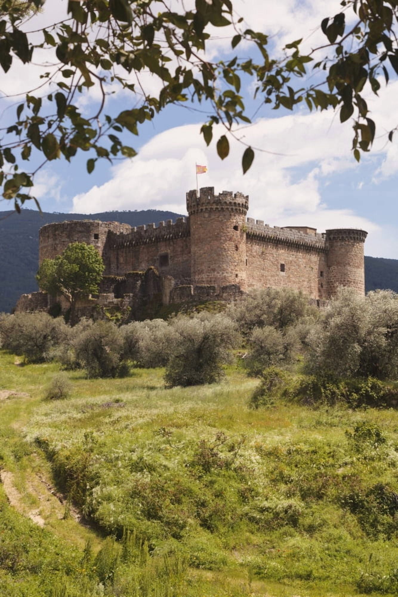 15Th Century Castle Of The Duke Of Alburquerque Mombeltran Avila Province Spain Canvas Art - Ken Welsh Design Pics (24 x 38)