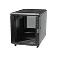 thumbnail image 1 of StarTech 4-Post 15U Server 19" Data Rack Cabinet, Lockable RK1536BKF, 1 of 5