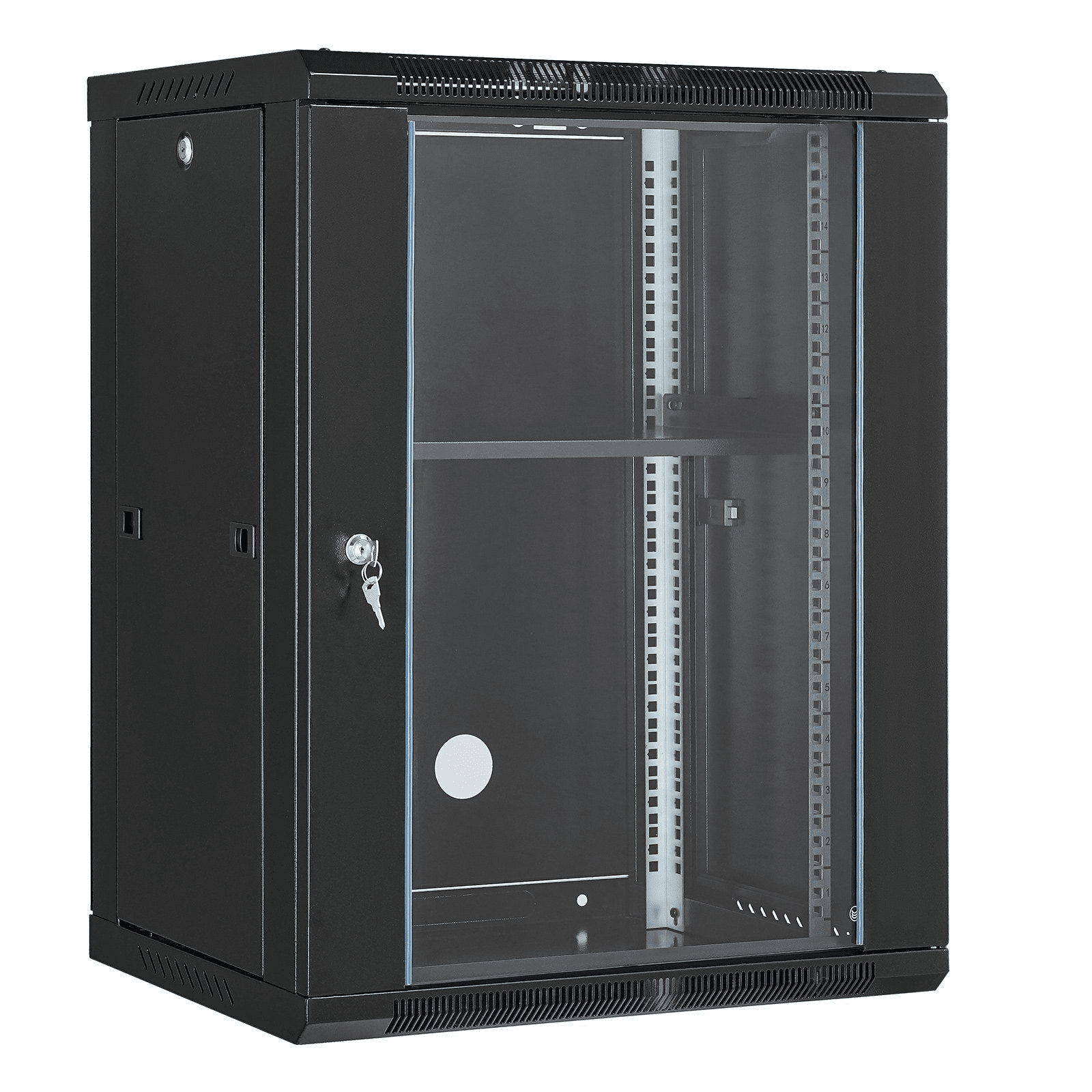 15U Server Rack Wall Mount Cabinet - 18