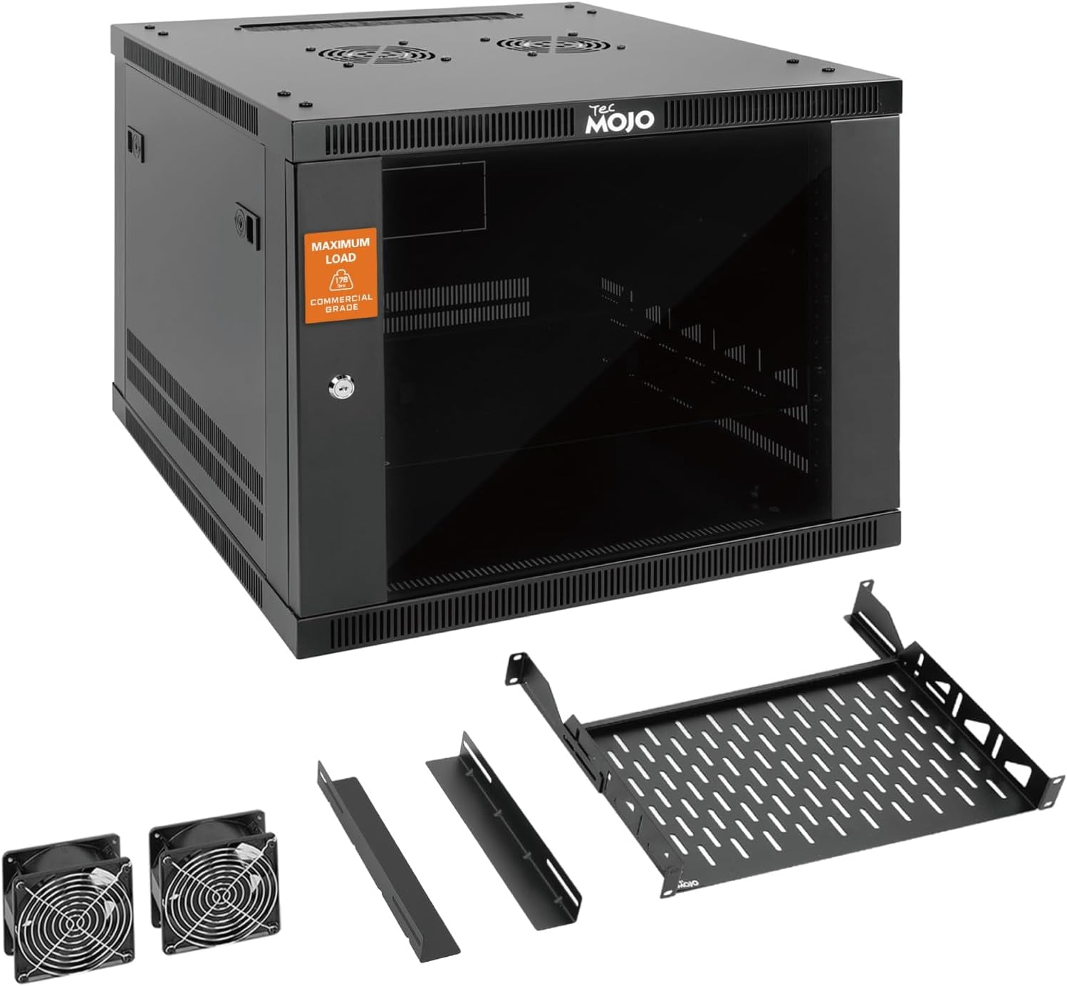 U Wall Mount Rack U Rack . Depth Hold Up to Lbs Enclosed Wall Mount ...