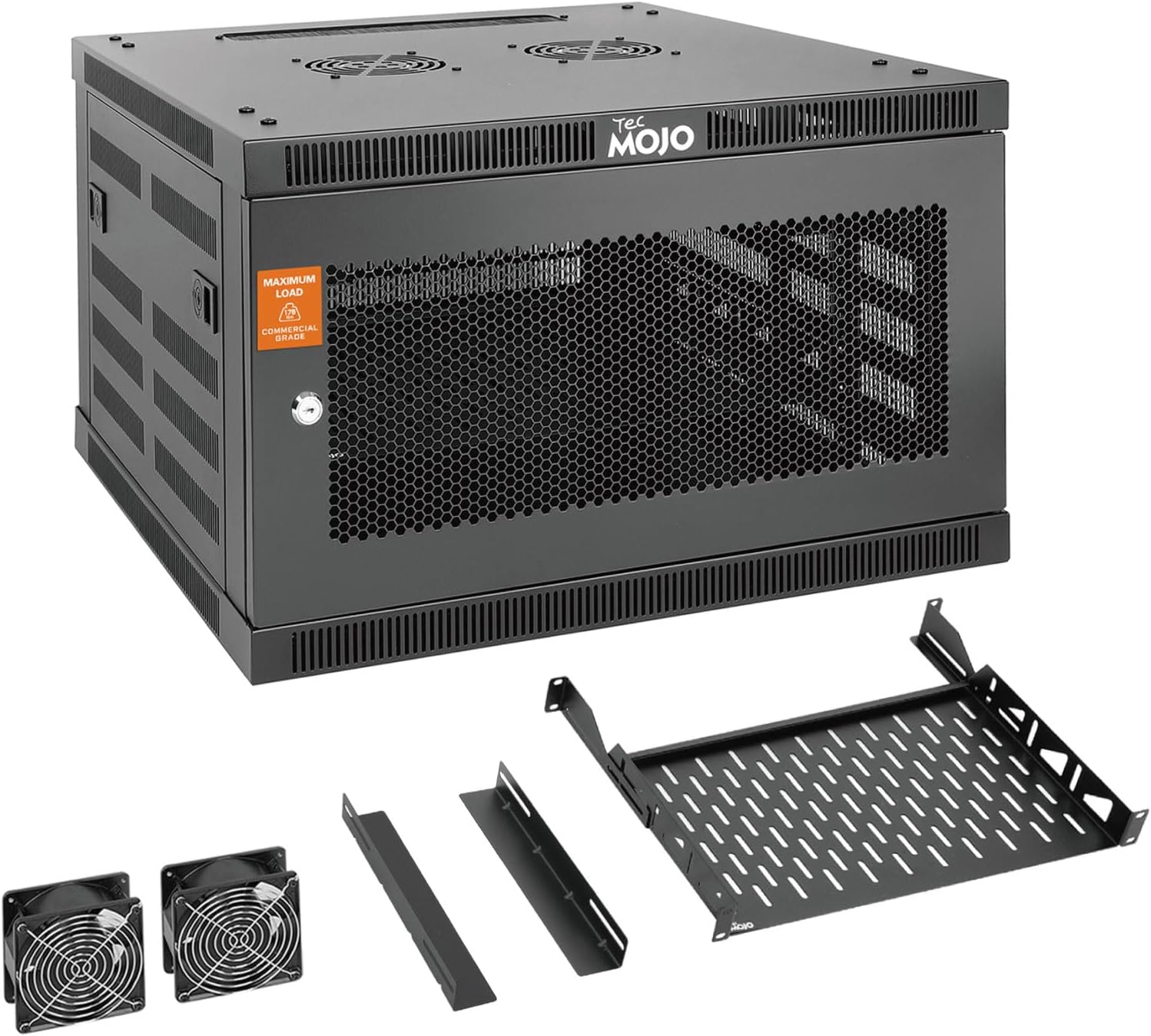 15U Wall Mount Rack 15U Rack 17.7 Inch Depth Hold Up to 176 Lbs ...
