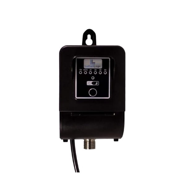 15V 100W Low Voltage Transformer (Black) with Timer/Photocell for LED Landscape Lighting