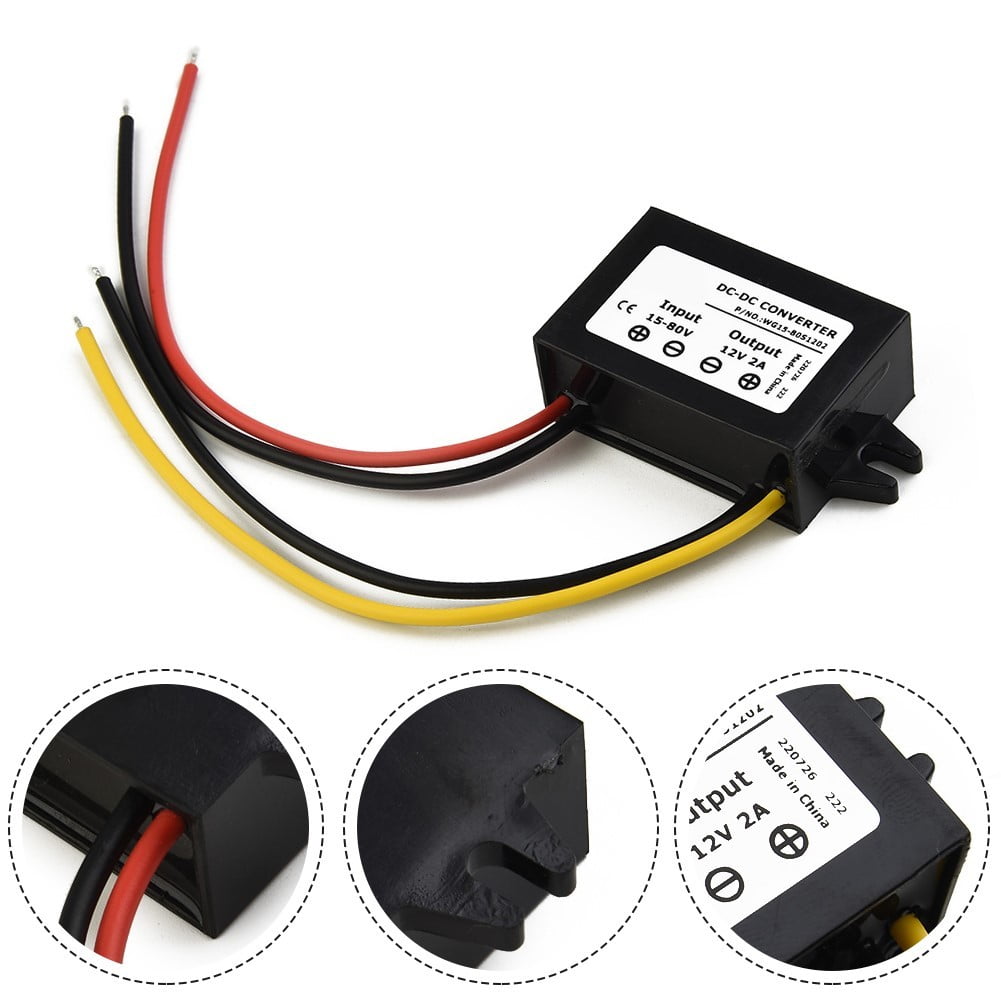 Convertitore DC-DC Step-Down Isolato 24V-72V A 5V 1A/2A &ndash; Mini Modulo CSIMC