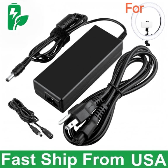 15V Charger Compatible with Neewer 14 Inches & 18 Inches Ring Light Compatible with Neewer Photo Studio