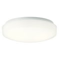 thumbnail image 1 of 15W 1 Led Flush Mount With Utilitarian Inspirations 3.75 Inches Tall By 10.75 Inches Wide Kichler Lighting 10766Whled, 1 of 2
