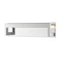 thumbnail image 1 of 15W 1 Led Vanity Light Fixture in Linear Style 19.8 inches Wide By 5.13 inches High-Chrome Finish Bailey Street Home 372-Bel-2750553, 1 of 1