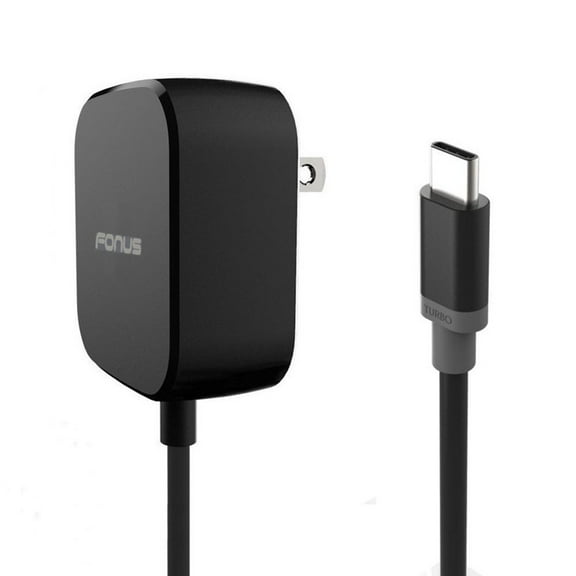 15W Adaptive Fast Home Charger 5ft Long Cable Turbo Charging Support Compatible With Blackberry Motion, KEYone, Key2 LE - Blackview BV9000 Pro, BV8000 Pro - BLU Vivo XI Plus 5 - CAT S61
