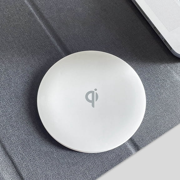 15W Copper Coil Wireless Charging Pad, Multi Power Output Fast Charging Station, Gentle Ambient Light Desktop Charger, Anti Slip Stable Placement Power Base, Plug Free Smartphone Charging Accessory