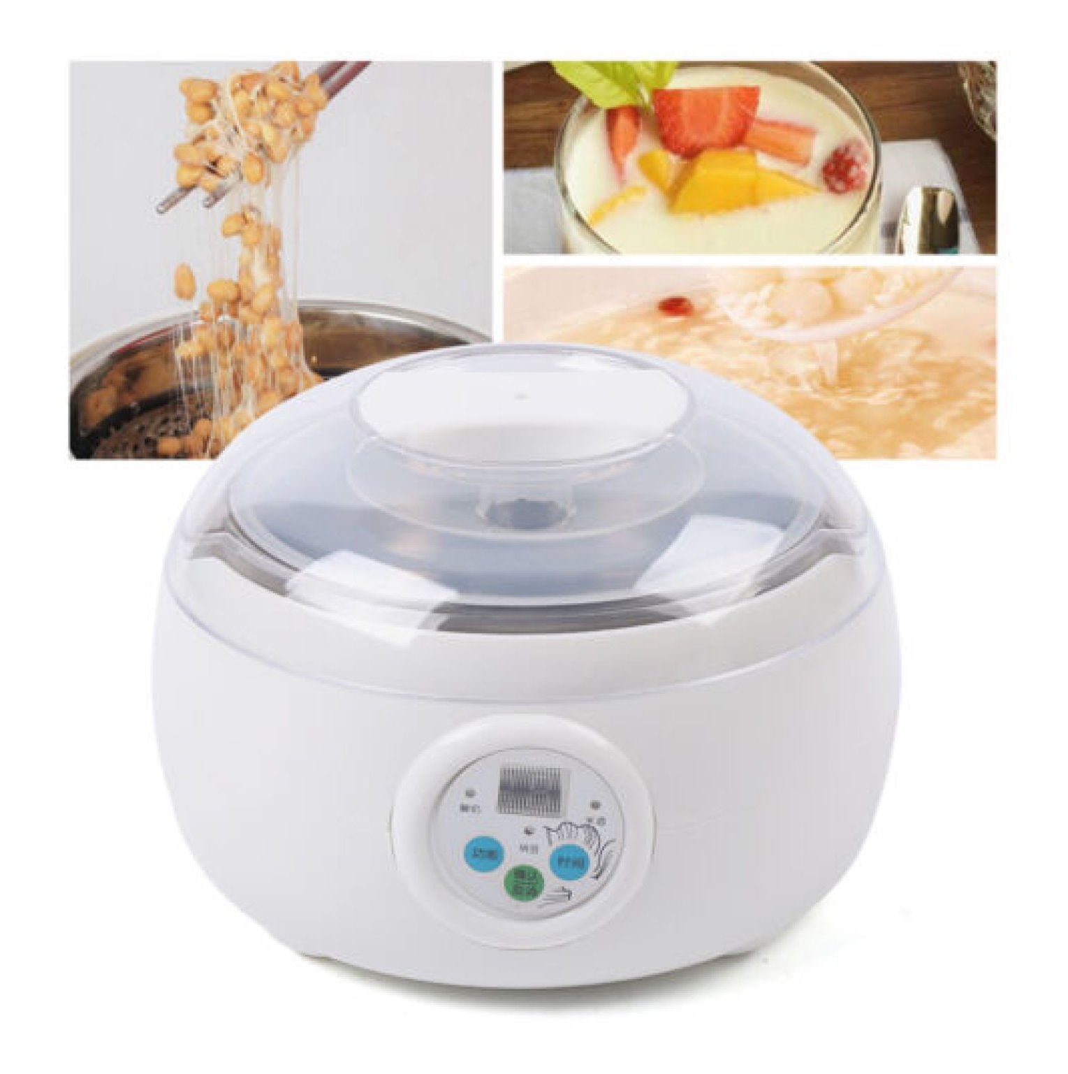 15W DIY Digital Yogurt Natto Maker Natto/Rice/Wine Machine 1.5L
