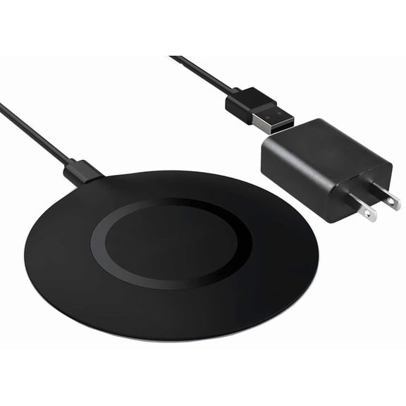 15W Fast Wireless Charger Compatible With Google Pixel 7a/8a/9a/10a - With USB Wall Charger Power Adapter Charging Pad Slim Quick Charge