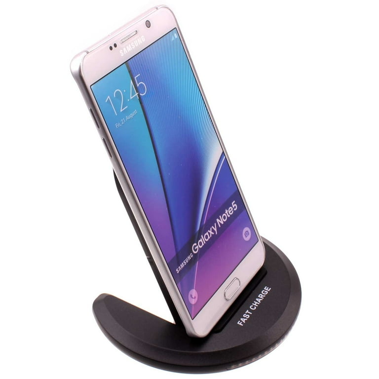 15W Fast Wireless Charger Folding Stand 2-Coils Charging Pad Slim