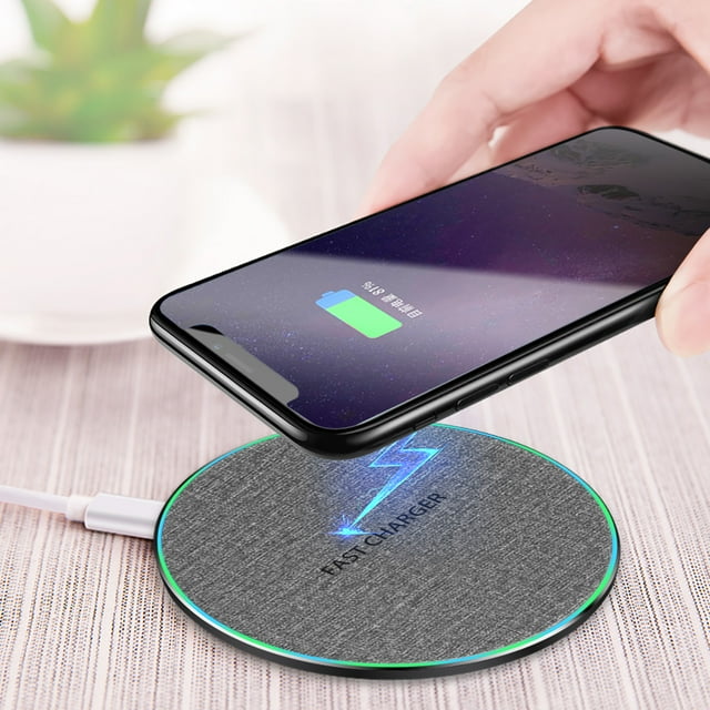 15W Fast Wireless Charger Induction Charging Station Phone Charger for iphone 14 13 12 11 XS XR X 8 8plus Samsung Galaxy S22 S21 S20 S10