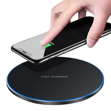 15W Fast Wireless Charger Induction Charging Station Phone Charging Pad compatible with IPhone 16 15 14 13 12 11 Series XS XR X 8 8plus Samsung Huawei Wireless Charging Dock