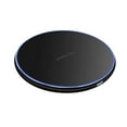 thumbnail image 1 of 15W Fast Wireless Charger - Round Wireless Charging Dock, Desktop Stand with Low-Temperature Cooling, Smart Detection for Phones, Home Office Use, 1 of 5