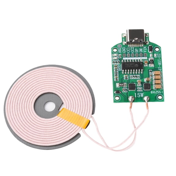 15W Fast Wireless Charging Pad with Intelligent Display Suitable for Laptop Smartphones and Tablets Circuit Board