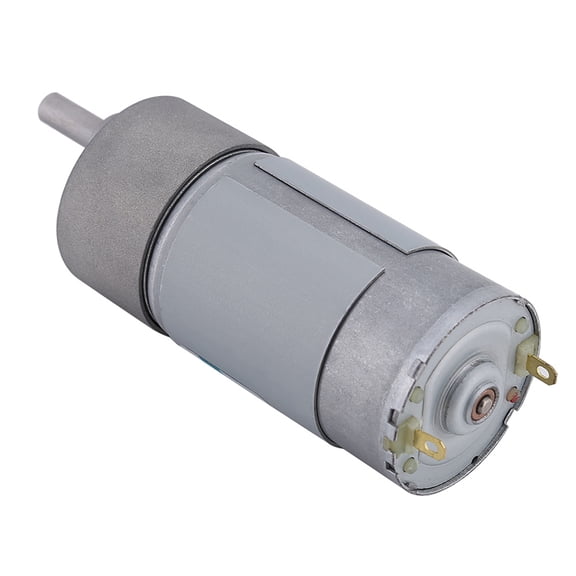 15W High Torque DC Geared Motor 12V Industrial Speed Reduction Reversible Electric Motor (200 RPM / 12V)