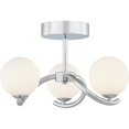 thumbnail image 1 of Essence 3-Light LED Semi-Flush Mount in Polished Chrome, 1 of 5