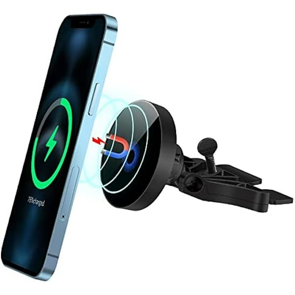 15W Magnetic Wireless Car Charger CD Slot Mount for iPhone 13/13 Pro/13 Pro Max/13 mini/12/12 Pro/12 Pro Max,Powerful Suction Auto-Alignment Mag-Safe Car Mount, Compatible with Mag-Safe Cases