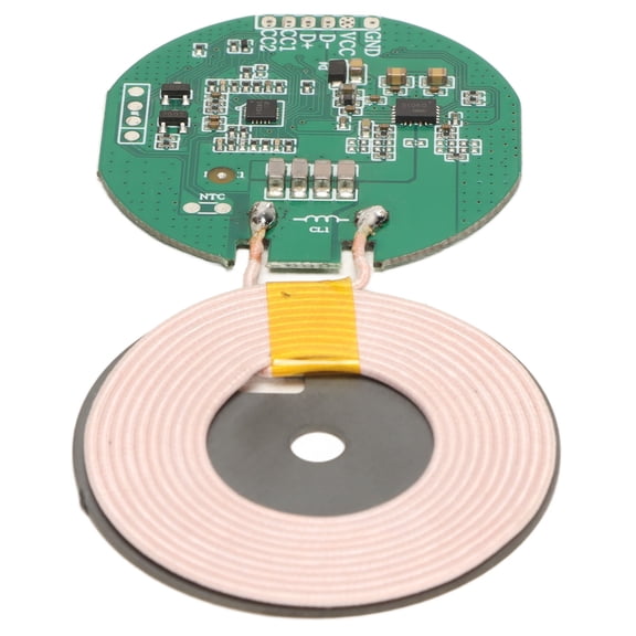 15W Magnetic Wireless Charging Module PCBA Circuit Board Wireless Charger Coil 5V-12V Receiver Component for Cell Phones