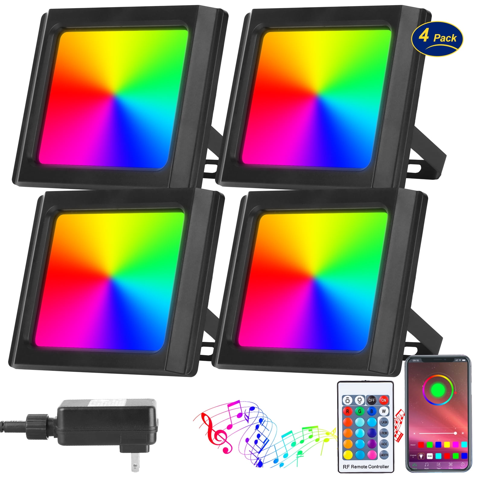 Flood lights that change colors 2025