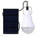 15W Portable Solar Panel Power LED Bulb Lamp Outdoor Camp Tent Fishing