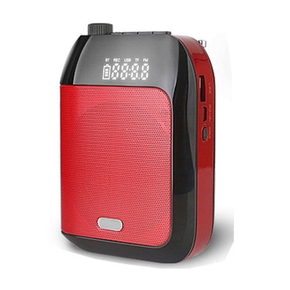 15W Portable Wired Voice Amplifier Speaker Loudspeaker Teacher Microphone For Teaching Guiding 10 Hour Of Endurance ,High Sound