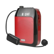 15W Recharable Portable Wireless Voice Amplifier For Teachers Tour Guide Speaker W/ Mic FM Radio AUX Audio Recording ,Powerful&Original Sound