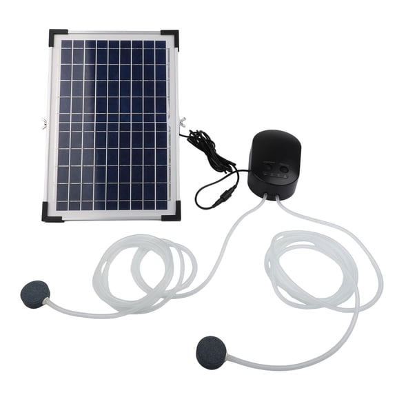 15W Solar Oxygen Pump with Built in Battery Adjustable Modes for Fish Tanks Eco Friendly Air Distribution Solution