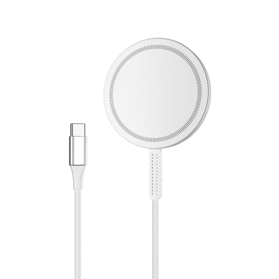 15W Wireless Charging Dock Round Charging Pad Base Phone Fast Charging Station for Phone 16 15 14