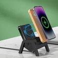 thumbnail image 1 of 15W Wireless Fast Charging Phone Bracket. Detachable Small Chair Wireless Charger Desktop Phone Holder with Musical Speaker Function. Ios And Android Universal✿,Usb, 1 of 9