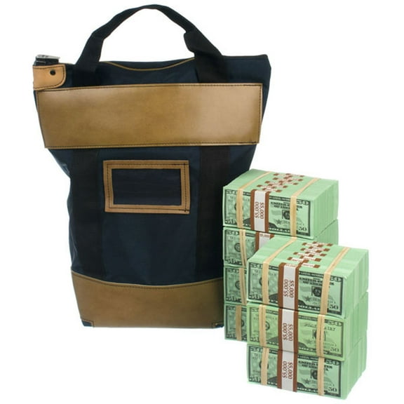 15W x 18H x 7D - Locking Courier Bag - Navy Blue - In Stock