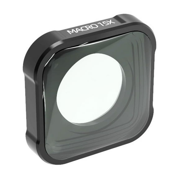 15X Camera Macro Close Up Camera Lens Filter Black Optical Glass Lens Vlog for Gopro Hero 9