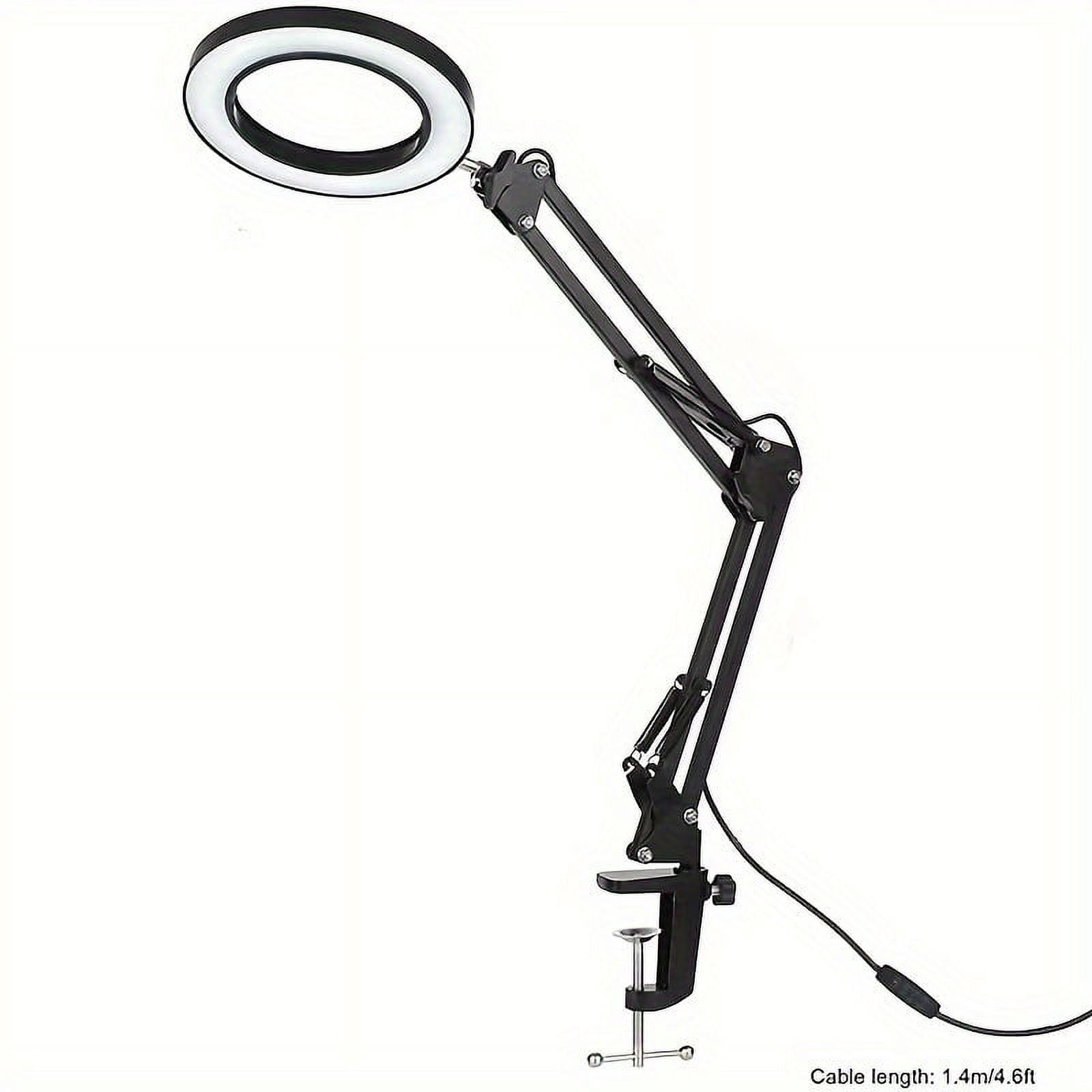 [15X Magnification LED Lamp] 15X Magnification High-Powered Magnifier ...