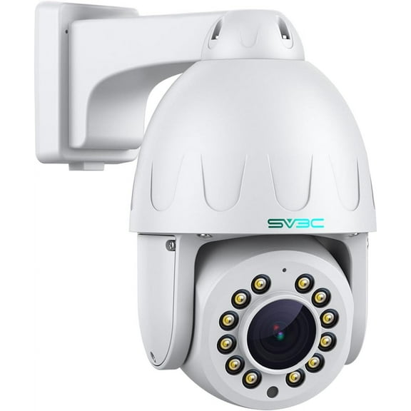 15X Optical Zoom POE PTZ Security Camera Outdoor POE IP Cam with 5MP Auto Tracking Floodlight Color Night Vision 2-Way Audio Metal Shell RTSP FTP SD Card Record Onvif Conformant (Wired)