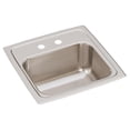 thumbnail image 1 of 15X15 2H SS BAR SINK *LUSTER, 1 of 2