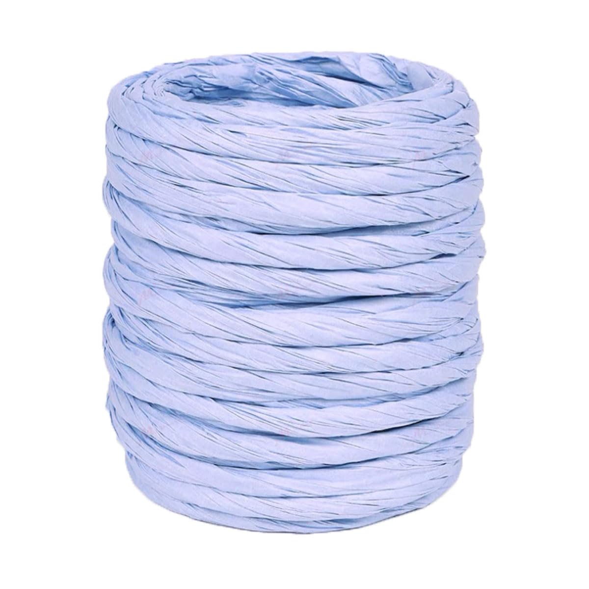 15Yard Raffia Paper Ribbon, TSF6 4mm Paper String Colorful Twisted ...