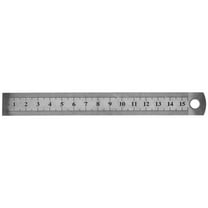 15cm 6 Inch Stainless Metal Ruler Measuring Tool