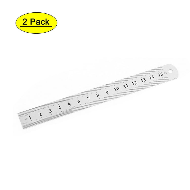 Marked Measurement Rulers - Eighths - 6 rulers