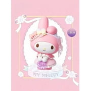 15cm Anime Sanrio Cartoon Toys Rose Party Series Desktop Ornaments Mymelody Kuromi Kawaii For Children Doll Baby Birthday Gifts