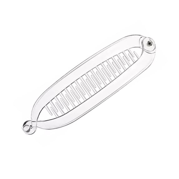 15cm Banana Hair Clip Barley Twist Pure Color Plastic Hair Accessories For Women Claws Headwear