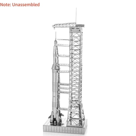15cm DIY Metal 1/770 Scale USA Apollo 11 Saturn V w/ Gantry Unassembled Model Toy Gift TAPDRA Accessory Part