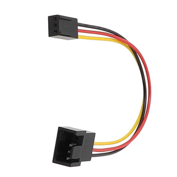 15cm Fan Cable Adapter Connects Small 3PIN to 4PIN 24AWG for Computer