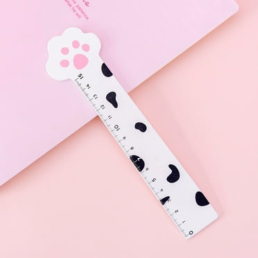 15cm Kawaii Cartoon Creative Cat Claw Wooden Ruler Measuring Straight Ruler Tool Promotional Gift Stationery 1