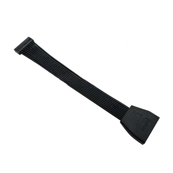 15cm Motherboard Mainboard USB3.0 19Pin 20Pin Female to Male Extension Conversion Connecting Cable for Motherboard by LUVNIMB