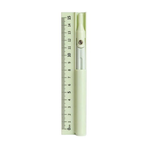 15cm Multifunctional Compass Ruler, 2-in-1 Geometry Drawing Tool, Precision Measuring Ruler for Student Math Class Drafting